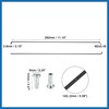 A ABSOPRO 12 Pcs 14G J Bend 282mm Bike Bicycle