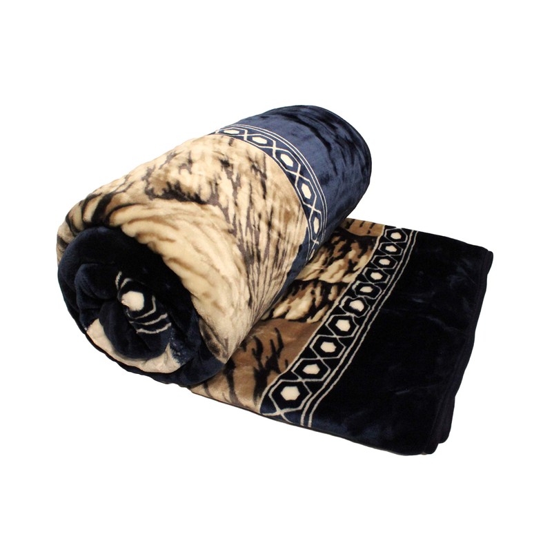 Solaron Unicorn King Bed Blanket, Navy