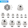 Glvaner 3/8"-16 (20 Pcs) Stainless Steel Acorn Cap Nuts, 304