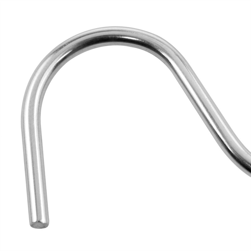 FINBe 6PCS Heavy Duty S-Hook Skew Pot Holder Hook Heavy