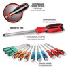 Performance Tool W1741 12Pc Go-Thru Screwdriver Set