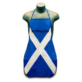Scotland St. Andrew's Cross Kitchen & BBQ Set w/ Apron, Oven-mitt & Pot-holder Scottish