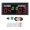 Portable Electronic Scoreboard, LED Digital Score Keeper with Remote, 1.8in