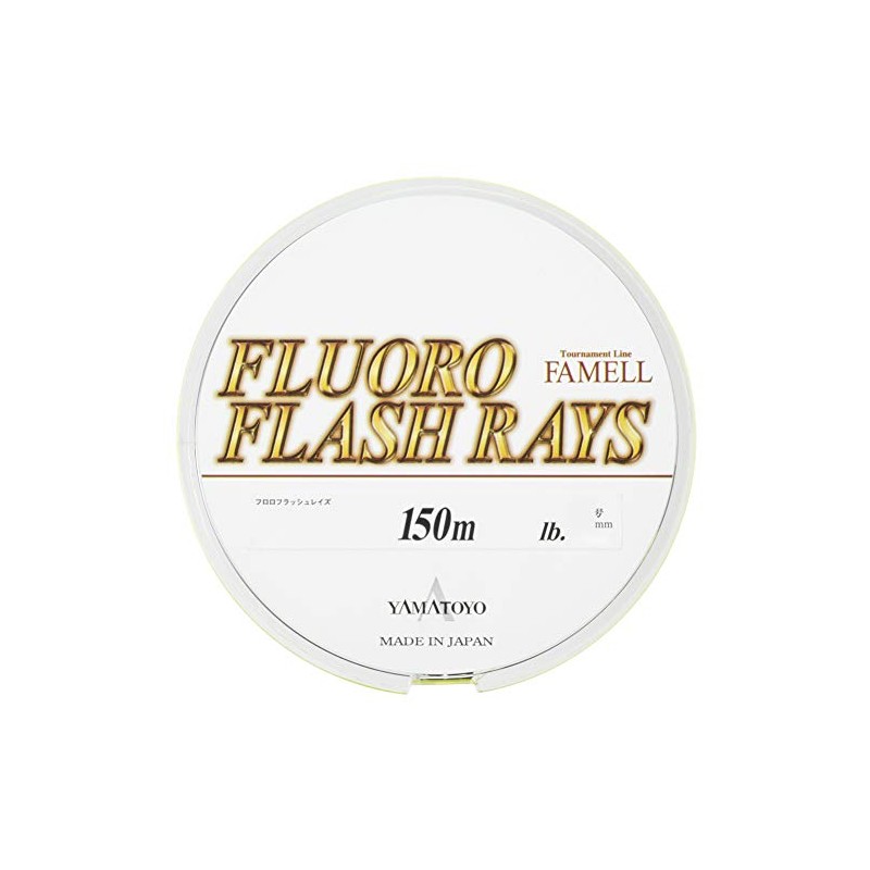 YAMATOYO Line Fluoro Flash Raise 150m Yellow No. 0.8