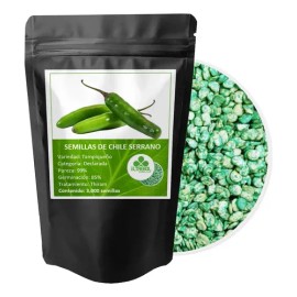 Semillas de Chile Serrano El Trébol para Huerto y Jardín