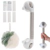 16 Inch Long Suction Grab Bar for Bathroom Indicator Light,