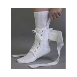 Med Spec ASO Ankle Stabilizer Orthosis with Plastic Stays , White, X-Small