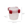 Joseph Joseph Nest Lock 8-piece Plastic BPA Free Round Food
