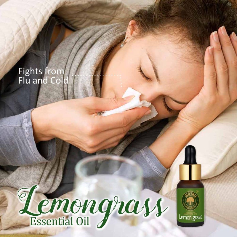 Old Tree Lemongrass Essential Oil, 15 ml
