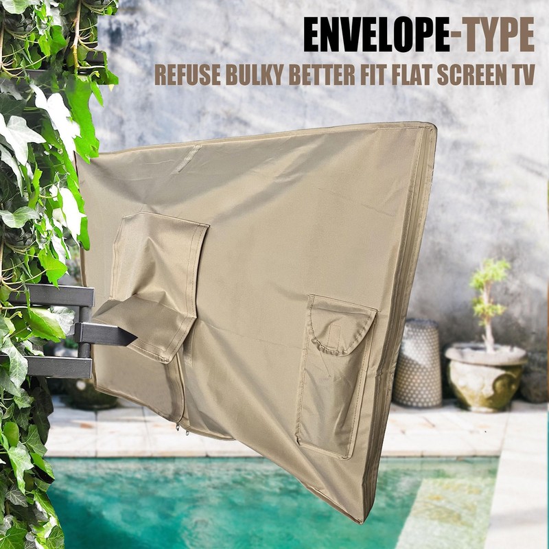 IC ICLOVER 55 inch Outdoor TV Cover for Slim TVs,