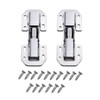 Qrity 4 PCS Kitchen Cabinet 90° Door Hinges Concealed Cupboard