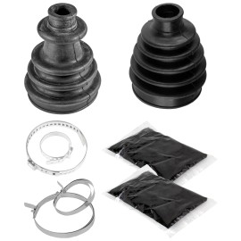 Caltric Rear Axle Inner & Outer CV Boot Kit For Honda Rancher 420 TRX420FA 2020-2025