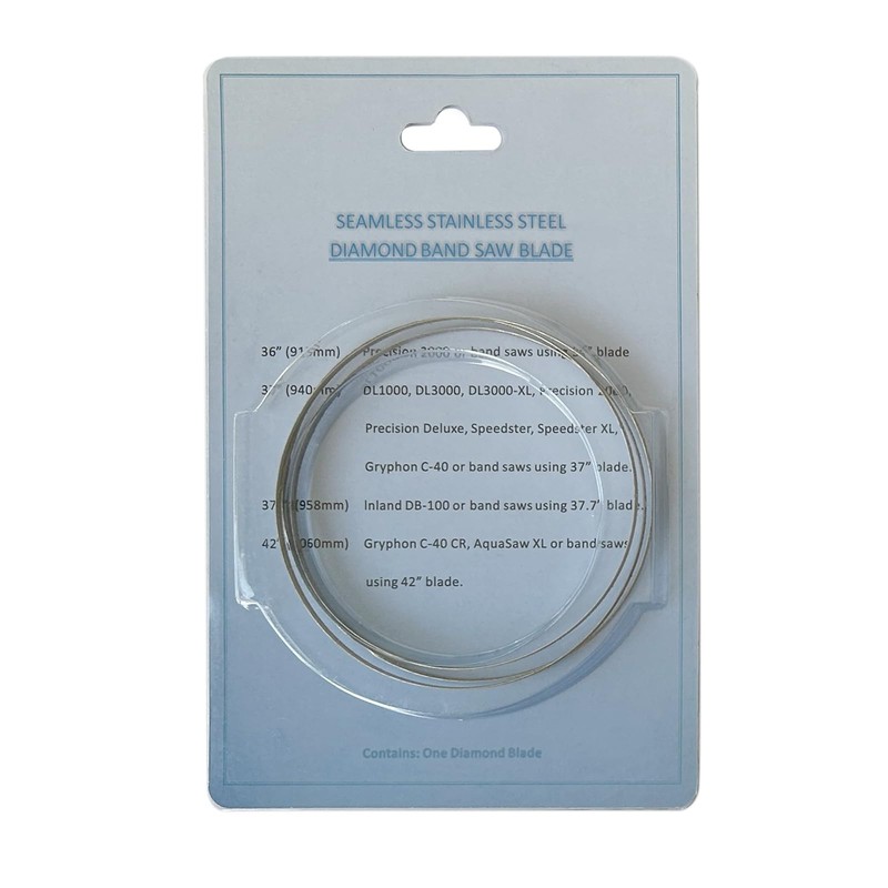 2 Pack 37" Replacement Diamond Coated Band Saw Blade Fit