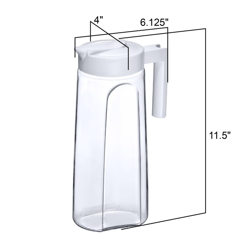 Amazing Abby - Slim - Tritan Pitcher (64 oz), Unbreakable