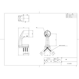 TOTO EWT14BD32#BZ Slim Bracket Diameter 32 Bronze