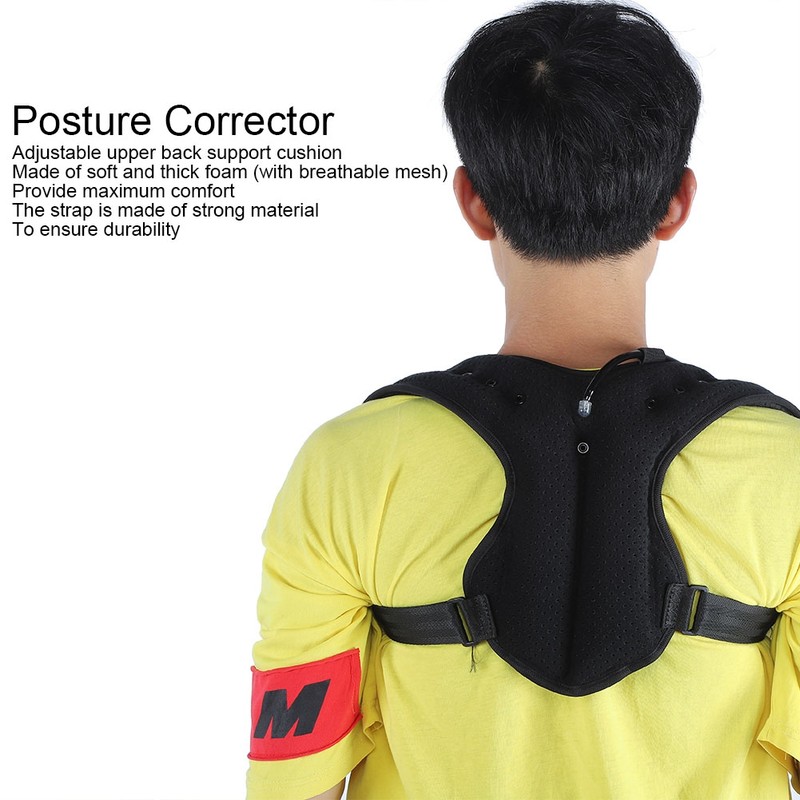 Posture Corrector Breathable Back Support Adjustable Unisex Shoulder Brace Straightener