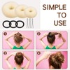 GOLRISEN Pack of 35 Bun Makers, Donut Hair Bun Maker