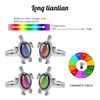 4Pcs Mood Ring for Girls Color Changing Rings Set Adjustable