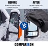Polcatay Car Side Mirror Snow Cover, Freeze-proof Dust-proof Oxford Cloth