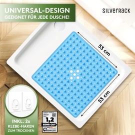 SilverRack DermaSensitive Bath Mat, 100% BPA Free