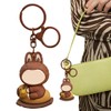 Keychains, Keychain,Trojaner Schlüsselanhänger,Doll Keychains,Keychai,Perfekt für Schulranzen Dekoration(braun)