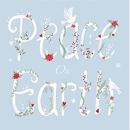 Cypress Home Peace on Earth Paper Cocktail Napkin, 20 count