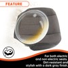 ECOTRIC Front Driver Side Bottom Seat Cover Compatible with 2003-2007