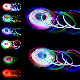 RGB IC COB LED Strip, 24V 5m 720 LEDs/m Smart COB LED Strip Light Addressable Color Flowing Strip Light Multicolor Flexible Tape Light for TV,Bedroom,Party DIY Decoration, (12V, 12mm-720 LEDs/M)