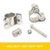Alamic T-Bolt Hose Clamps Heavy Duty Hose Clamps 3/4 Inch