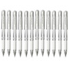 uni-ball Signo Broad Metallic UM-153 Pen - White, Pack of