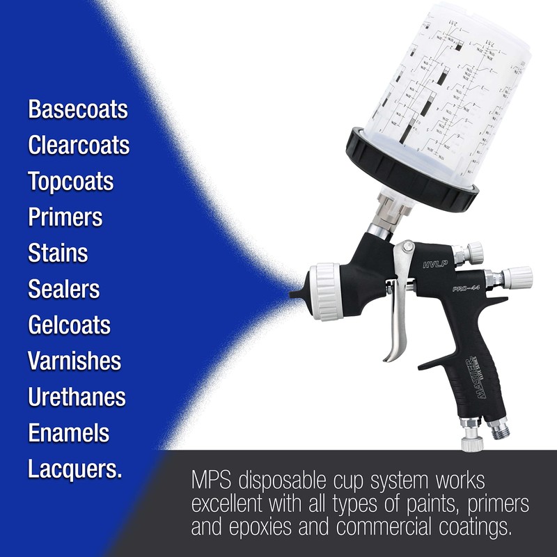 Master Paint System MPS, 4 Pack Set of Large Size