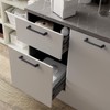 AHOSAR 3-3/4 Inch Kitchen Cabinet Handles Matt Black Cabinet Pulls
