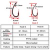 4x Carp Ronnie Rig Ready Tied Curve Shank Barbed Hook