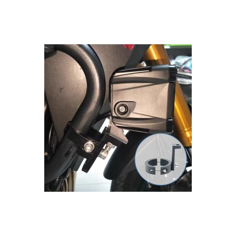 Pack of 2 Mounting Brackets for Motorcycle Headlights, 38-60 mm