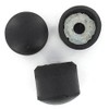 Black Rubber Furniture Feet Stoppers - Many Sizes & Quantities