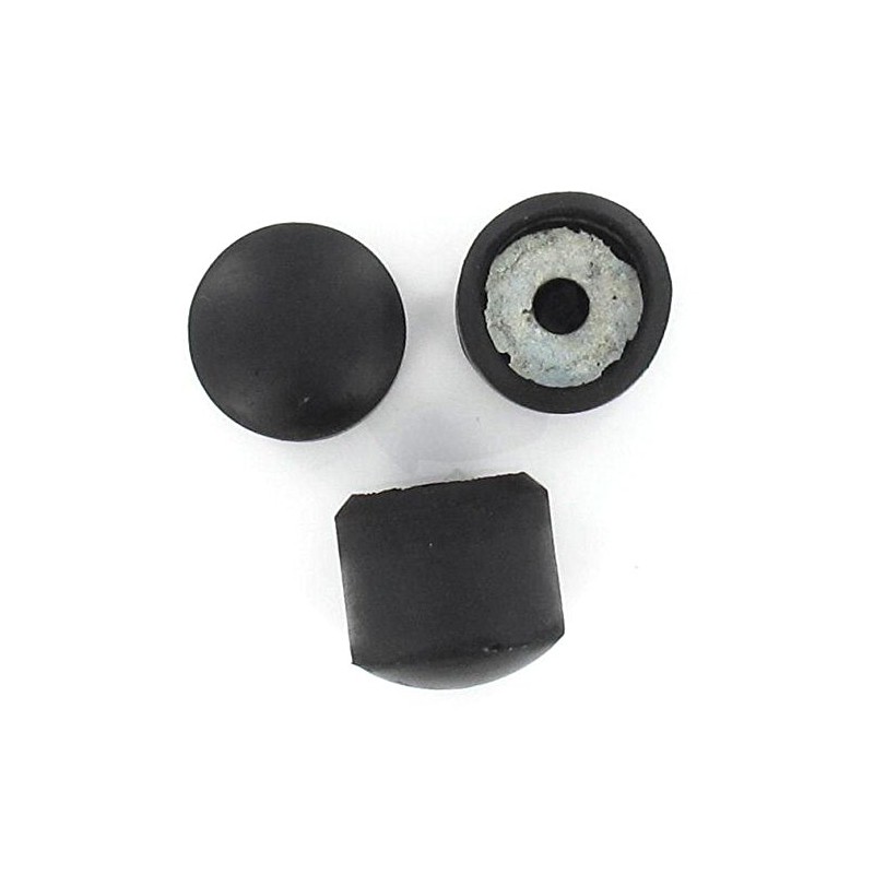 Black Rubber Furniture Feet Stoppers - Many Sizes & Quantities
