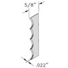 128" Boneless Scalloped Blade for Models HOBART-5016, 5116, 5216, 5216HS