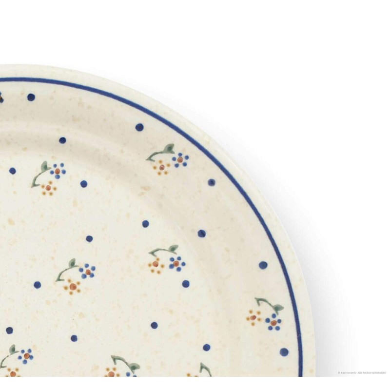 Bunzlauer Keramik Flat Plate Shape 2 Diameter 24.8 cm Height