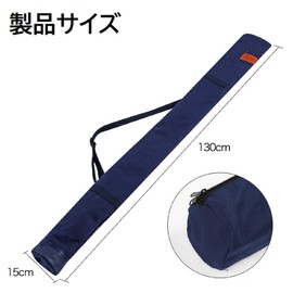 Koundeneko Umbrella Bag, Fishing Rod Holder, Drawstring Type, Long Bag, Large Capacity, Shoulder Hanging, Multifunctional, Rod, Fishing Gear, Umbrella Storage Case, Lightweight, Convenient to Carry, Outdoors, Outings, Total Length Approx. 51.2 inches (13