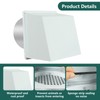 10 Inch Dryer Vent Cover with Screen and Damper,Outdoor Wall
