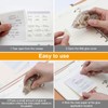 Post It Notes, 2 Pack Sticky Notes Record Cards with