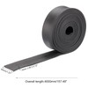 sourcing map Neoprene Rubber Sheet Rolls 3mm(T) x40mm(W) x4m(L), Solid