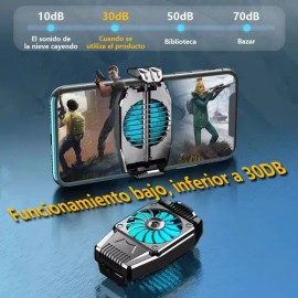 Ventilador Enfriador Para Celular Universal Recargable                                                                                                
