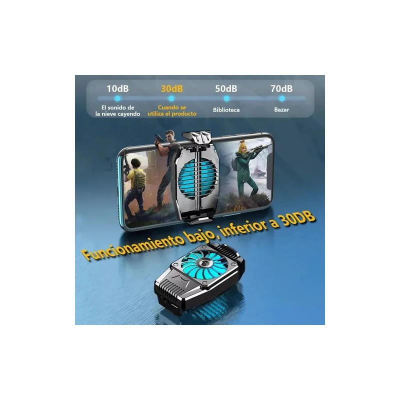 Ventilador Enfriador Para Celular Universal Recargable