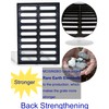 MOSINSBO Cast Iron Drain Grate, 17x12 Outdoor Drain Cover, B