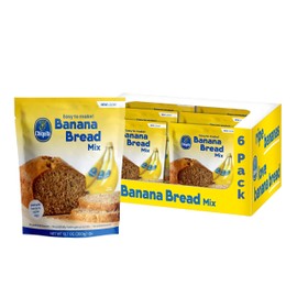 Concord Foods Banana Bread Mix Easy Homemade Delight - Just Add Bananas, Egg, and Water! 13.7 Oz (Pack of 6)
