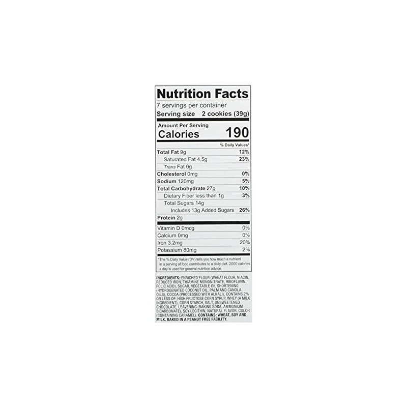 Dare Foods Chocolate Fudge Creme Filled Cookie, 10.2 Ounce -