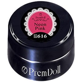 プリジェル ジェルネイル プリムドール ネオンピンク 3g DOLL-616
