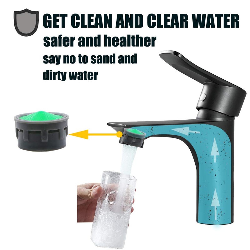 Kaileyouxiangongsi 4.5 GPM Flow Restrictor Insert Faucet Aerators, Standard Size,
