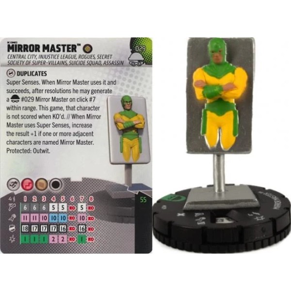 DC Heroclix Notorious : Mirror Master - 029 Uncommon